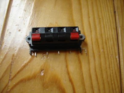 Connecteur à ressort pour haut-parleur, bornier, 2, 4, 6 voies